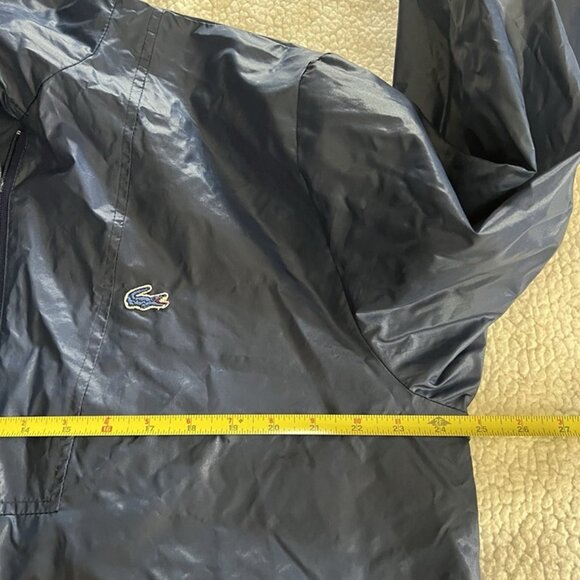 Vintage Izod Lacoste Pullover Jacket Men L Hooded Nylon Windbreaker 90s Gorpcore - Picture 6 of 7